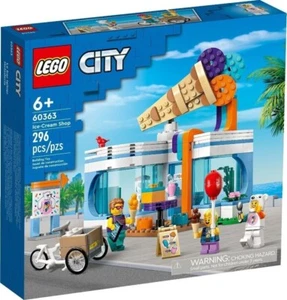 Lego City 60363 Ice-Cream Shop Building Kit for Kids 6+ 296 Pcs BRAND NEW - Picture 1 of 8