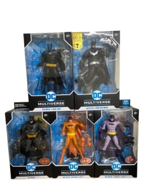 MCFARLANE TOYS DC MULTIVERSE Batman Set of 5 Action Figures - Image 1 of 3