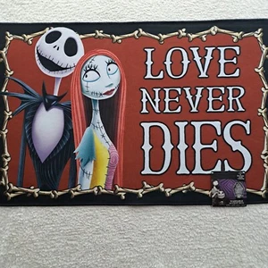 Alfombra Disney Pesadilla antes de Navidad Acento Alfombra 27”x42” Halloween Jack & Sally - Imagen 1 de 6