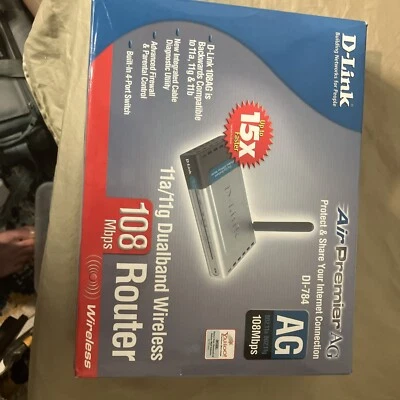 D-Link DI-784 Wireless 108AG Router - Image 1 of 4