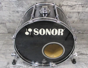 Sonor FG-222 CB 22" x 16" Bassdrum Force 2000 Schlagzeug Germany Vintage Black - Bild 1 von 7