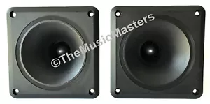 Pair 4.25" inch Flush Mount Piezo Super Horn Tweeters Speakers Car Home Studio - Picture 1 of 4