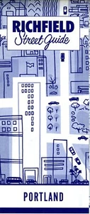 1956 Richfield Road Map: Portland NOS - Picture 1 of 1