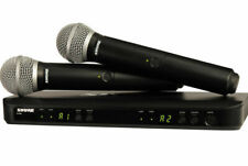 Shure BLX288/PG58-H11 Wireless Dual Vocal System with two PG58 Handheld Mics