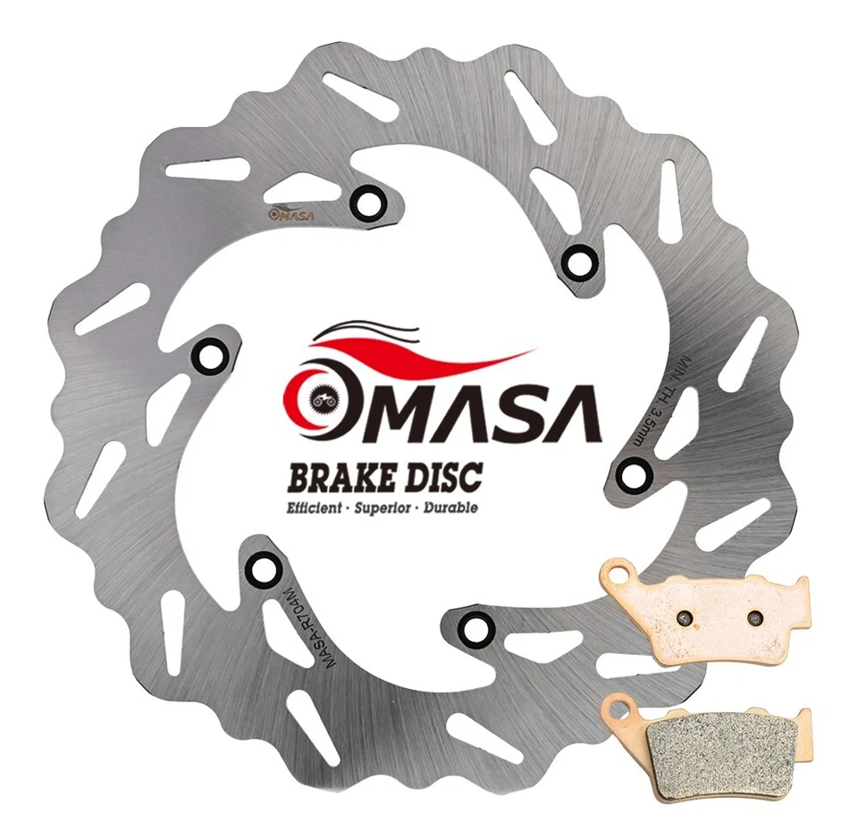 Rotor de freno + pastillas para gas gas ec125 250 300 (1996-1999) mc125 250 300 (1996-1999) Foto 1 de 1