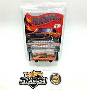 ✅ 2021 Hot Wheels RLC Club Exclusive 70' Ford Mustang Boss 302 w/ Patch and Pin - Picture 1 of 12
