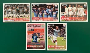 5 FIGURINE STICKERS CALCIATORI PANINI 2017-18 SQUADRA COMPLETA C1-C5 - Picture 1 of 1