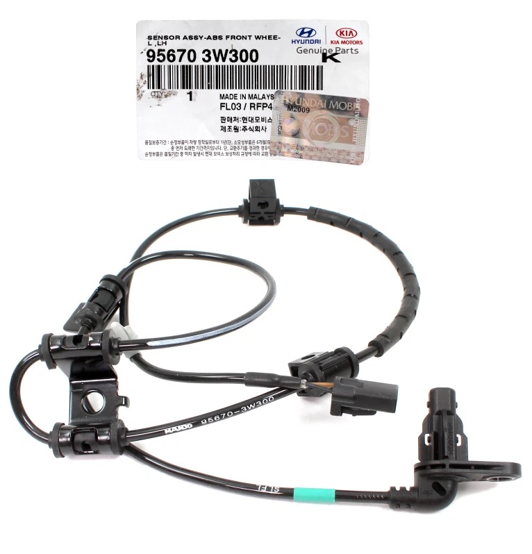 Sensor de velocidad de rueda delantero izquierdo ABS genuino 956703W300 para Kia Sportage 2011-2016 Foto 1 de 4