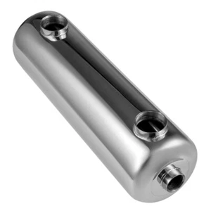 Rohrmantel Wärmetauscher Edelstahl für Whirlpools Schwimmbad 200 kBtu/h - Bild 1 von 14