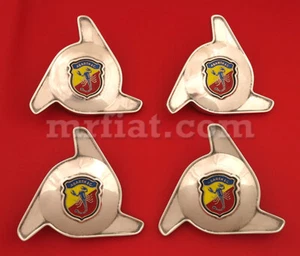 Nuevo juego de tapas de rueda Fiat 600 Abarth Shield Zagato - Imagen 1 de 1
