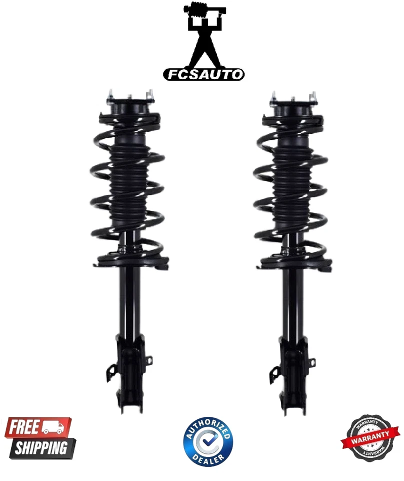 Conjunto de puntal de suspensión delantera L/R y resorte helicoidal FCS para Ford Edge 11-14 Foto 1 de 1