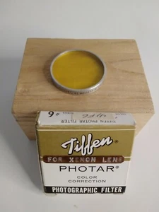 Tiffen Photar K2 Series 6 Wrarren filtro foto correzione colore giallo - Foto 1 di 1