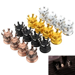CNC Crown Head Bolt Topper Cap Engine Covers Trim For Harley Touring Road Glide - Picture 1 of 16