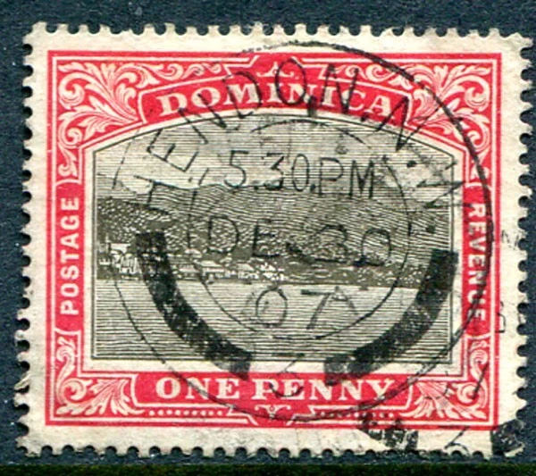 DOMINICA: (18858) HENDON N.W. postmark/cancel 1907 - Image 1 of 1