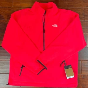 Giacca in pile The North Face nuova con etichette da uomo corallo brillante taglia large - Foto 1 di 4