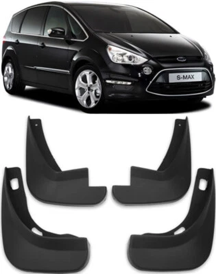Genuine Front & Rear Splash Guards Mud Flaps For 2006-2014 Ford S-MAX S Max - Image 1 of 4