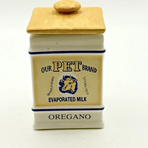 The Country Store Spice Jar Collection OUR PET BRAND Ev.Milk - OREGANO Jar W/Lid - Picture 1 of 12