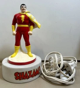 1978 SHAZAM Figural Ceramic Table Lamp Night Light DC Comics Japan RARE! WORKS - Picture 1 of 3