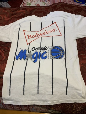 Vintage 1990's Orlando Magic Budweiser NBA T Shirt XL Delta Extra Large Cover