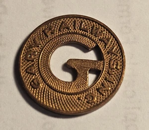 Gary, Indiana Bus / Transit Token (W-2) - Picture 1 of 2