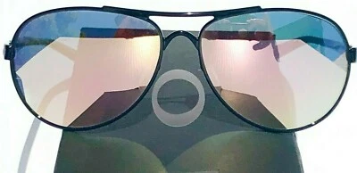Gafas de sol Oakley TIE BREAKER negras brillantes polarizadas Galaxy lentes oro rosa 4108 Foto 1 de 4