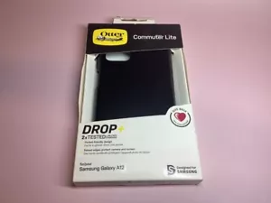 OtterBox Commuter Lite Case- Fits Samsung Galaxy A12- Black (77-82622) C36 - Picture 1 of 1