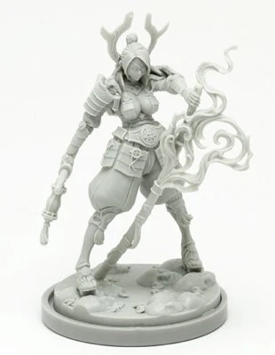 Resina 30 mm Kingdom Death Samurai Death sin pintar WH304 Foto 1 de 4