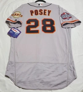 MAJESTIC AUTHENTIC 44 LARGE, SAN FRANCISCO GIANTS BUSTER POSEY FLEX BASE Trikot - Bild 1 von 8
