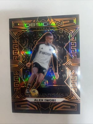 23-24 Panini Obsidian Soccer Fulham FC Alex Iwobi Orange Etch /40 🔥 - Image 1 of 2