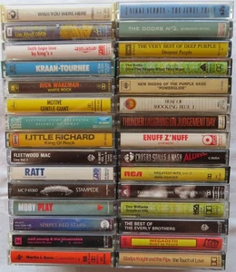 30 Kassetten Tape King`s X Iron Maiden Martin L Gore Moby Kraan Nikki Sudden ELO - Imagen 1 de 5