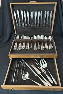 Gazelle Stainless 18/8 Flatware Service for 12 Krusius Solingren Germany MCM VTG - Picture 1 of 10