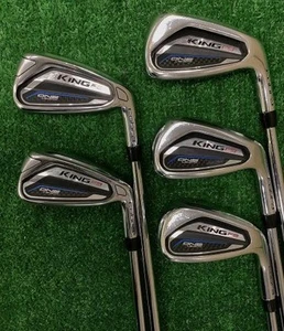 Cobra King F9 Speedback One Length Iron Set NS PRO Zelos Flex S Set of 5 irons - Picture 1 of 24