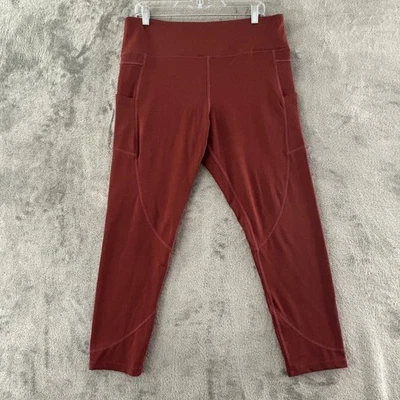 ZYIA Active Plus Size 16-18 Pocket High Waist Cropped Leggings Athletic Pants - Image 1 of 4