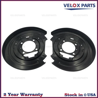 For 1997-2004 Ford F-150 Heritage F-250 Lobo Lincoln 2PCS Rear Brake Dust Shield Foto 1 de 4
