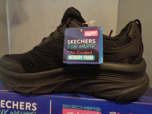 Größe 7 Skechers D'Lux Walker Infinite Motion Damenschuhe neu im Karton New 149023 schwarz - Bild 1 von 5