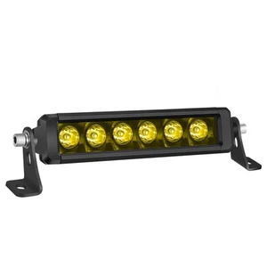 8" Yellow LED Light Bar Spot Flood Combo for Truck SUV ATV Jeep Offroad Driving - Bild 1 von 12