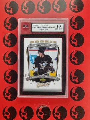 2006-07 Kristopher Letang MVP Rookie KSA 10 #309 Pittsburgh Penguins RC  - Image 1 of 2