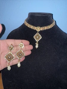 Indian Pakistani Choker Set - Picture 1 of 5