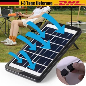Panel Solar Módulo Solar Célula Solar 5V 1000mA USB Portátil Exterior Carga Smartphone - Imagen 1 de 12