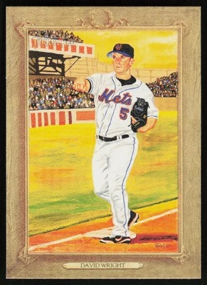 2007 Topps Turkey Red David Wright #70 BASEBALL CARD New York Mets - Image 1 of 2