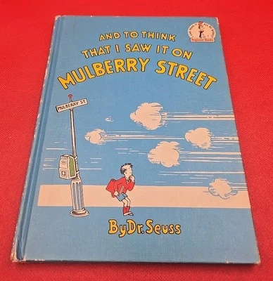 And To Think That I Saw It On Mulberry Street Dr. Seuss 1937 Book Club 1-й первый - Изображение 1 из 4