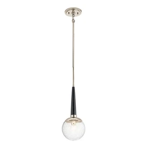 Lampadario Sospeso Sfera Vetro D: 19,5 Cm E27 Vintage Per Cucina Sala Da Pranzo - Foto 1 di 5