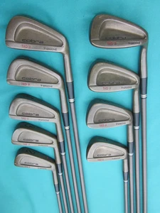 Vintage Cobra TRD II Al Br Copper? Iron Set 2-9, PW 2.5 Graphite Firm Flex M/R/H - Picture 1 of 14