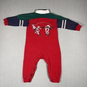 Vintage Acme Baby Looney Tunes Romper 24 Months Bugs Bunny Taz Burbank Blitzers - Picture 1 of 16