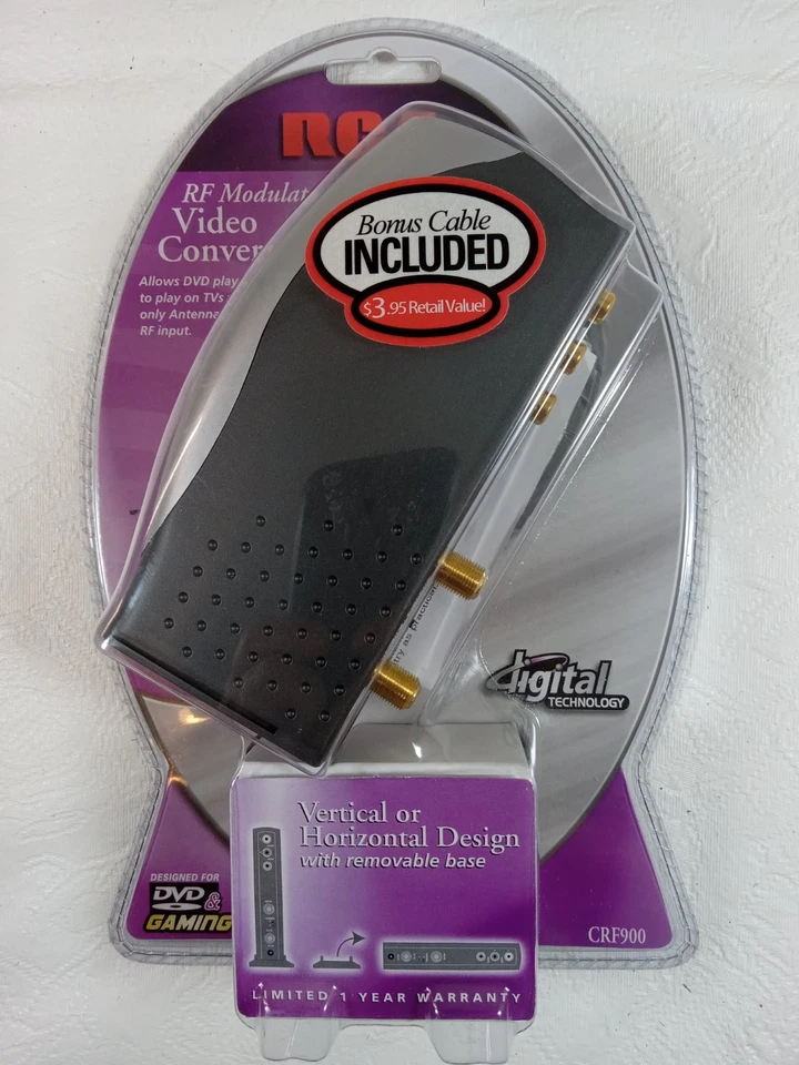 RCA CRF900 Auto Switching RF Modulator Video Convertor