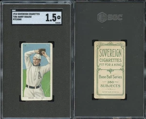 T206 Harry Krause pitching ~~ SGC 1.5 ~~ Sovereign 350 back - Picture 1 of 1