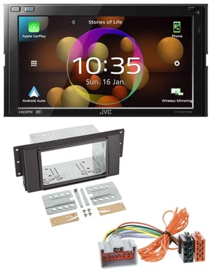 JVC DAB MP3 2DIN Bluetooth USB Autoradio für Land Rover Free Lander 11-12 - Bild 1 von 4