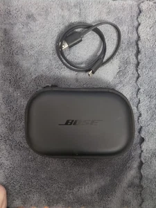 Black Bose Earbuds Earphone Charging Case Tested Micro USB - Picture 1 of 8