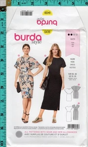 Misses' Dress Burda style Sewing Craft Pattern # 6439 Size 10-20 NEW & UNCUT! - Picture 1 of 3