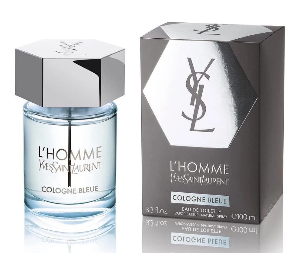 YSL L’Homme Cologne Bleue (3.3 Oz / 100 ML) Eau De Toilette Spray *New/Sealed* - Image 1 of 1